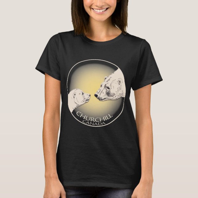 Polar Bear Shirt Women's Churchill Souvenir Shirt (Front)