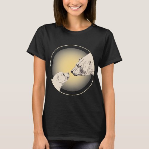 Polar Bear Shirt Womens Mothers Day Gifts