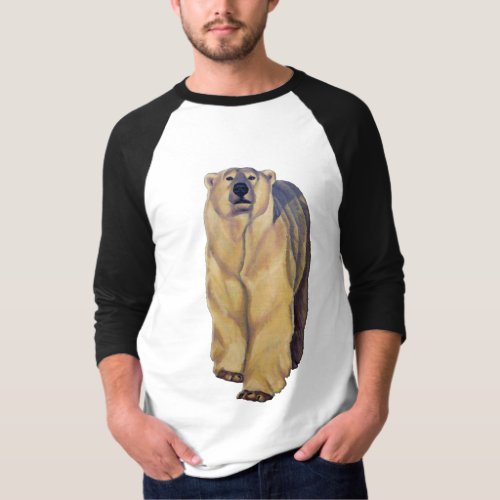 Polar Bear Shirts Polar Bear Art Baseball Jersey