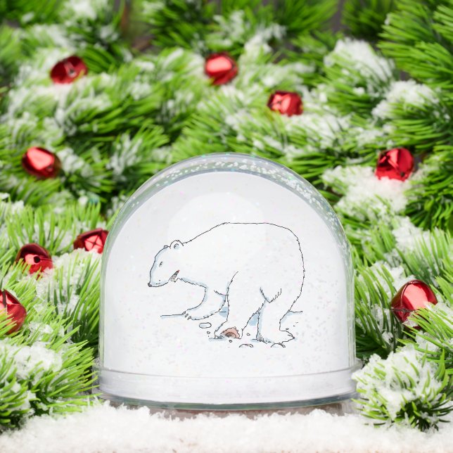 Polar Bear snow globe (Christmas)