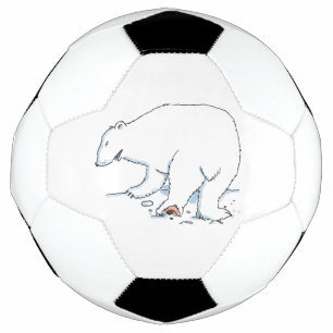 Polar Bear soccer ball