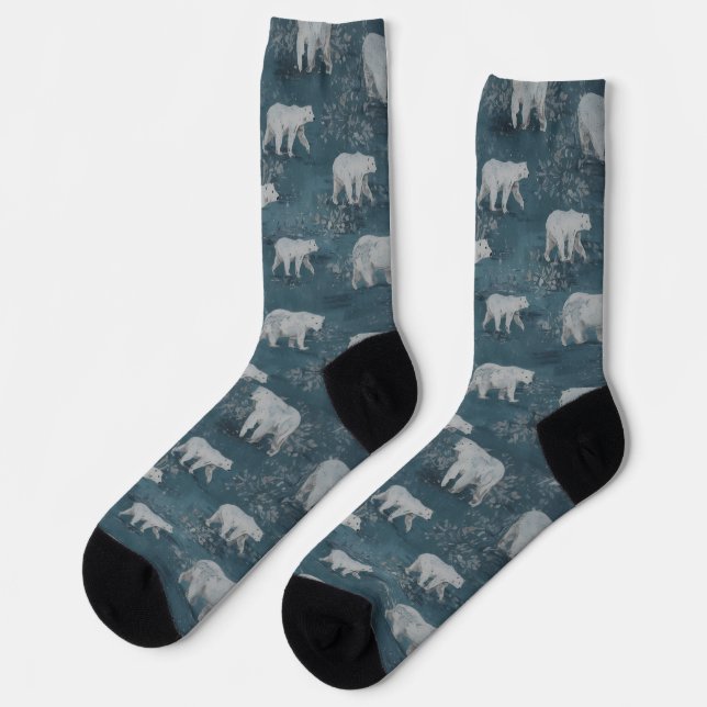 Polar bear socks (Left)