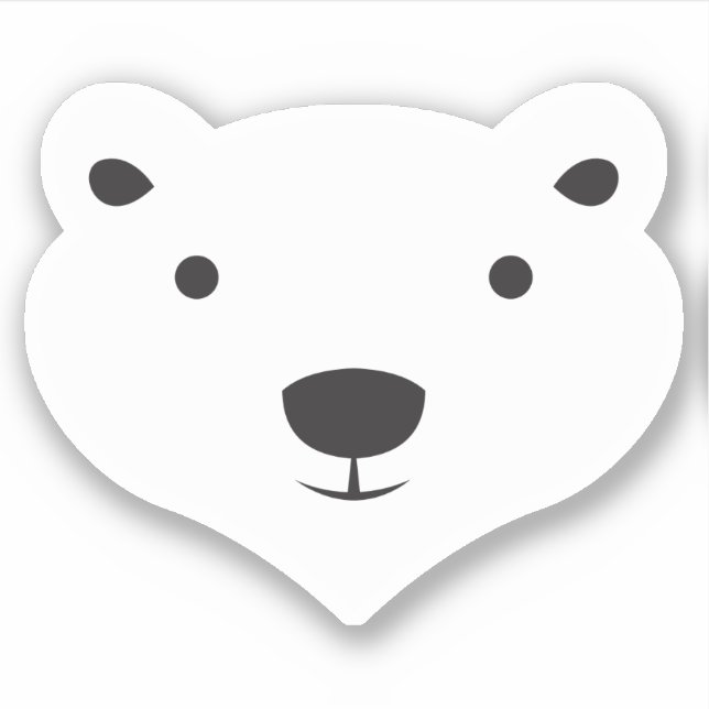 Polar Bear Sticker (Front)