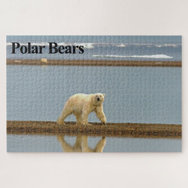 Polar Bear Stroll Jigsaw Puzzle (Horizontal)