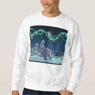 Polar Bear Sweatshirt Wildlife Art Unisex Shirt