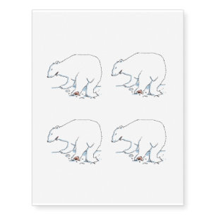 Polar Bear temporary tattoo 4