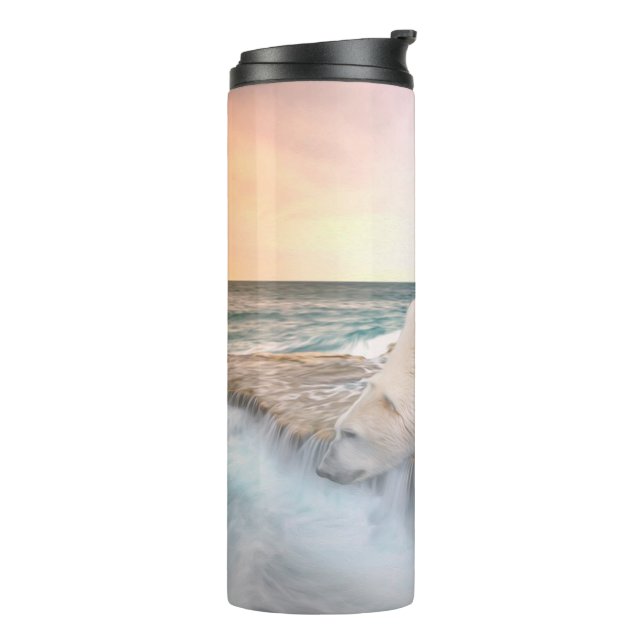 Polar Bear Thermal Tumbler (Rotated Left)