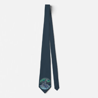 Polar Bear Ties Mother & Cub Native Art Necktie