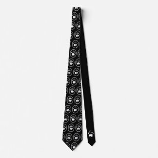 Polar Bear Ties Tribal Bear Claw Art Tie / Necktie