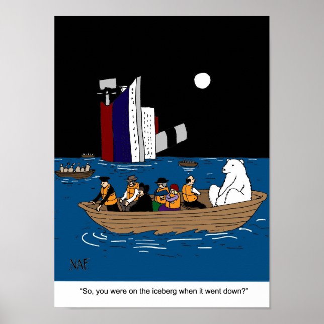 POLAR BEAR TITANIC POSTER (Front)