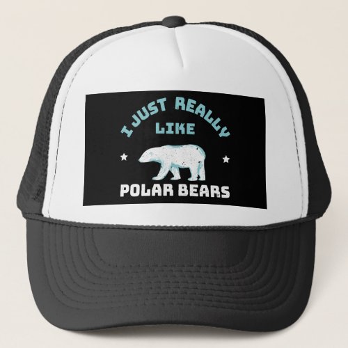 Polar Bear Trucker Hat