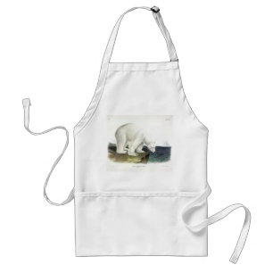 Polar Bear (Ursus Maritimus), Audubon's Quadrupeds Adult Apron