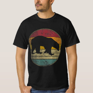 Polar Bear Vintage Distressed Retro Silhouette 70s T-Shirt