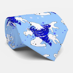 Polar Bear Vortex Neck Tie