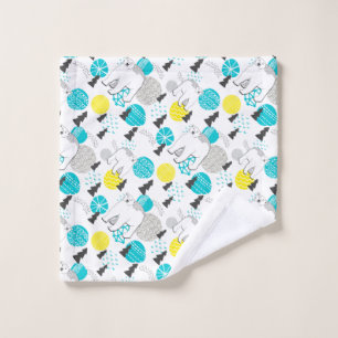 Polar bear wash cloth