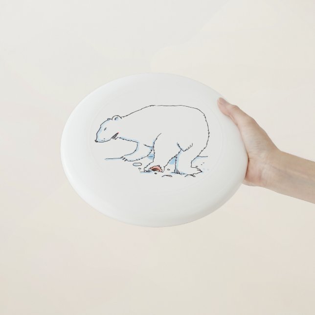 Polar Bear white Frisbee (In Hand)