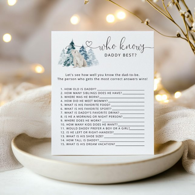 Polar bear who knows daddy best game (Creator Uploaded)