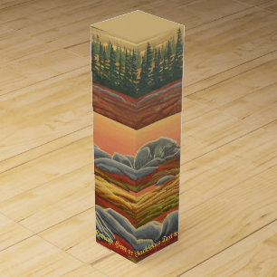Polar Bear Wine Box Churchill Bear Art Box