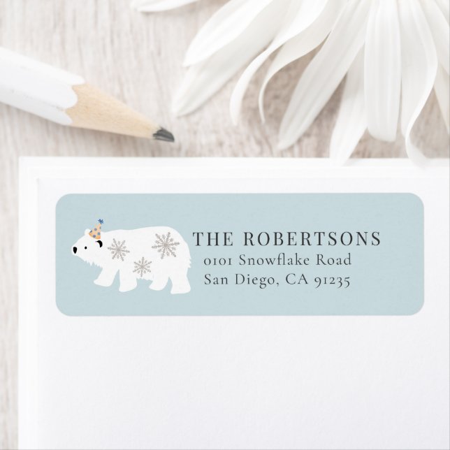 Polar Bear Winter Wonderland Blue Label (Insitu)