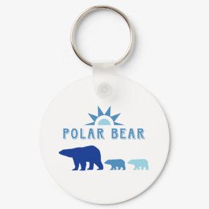 Polar Bear with Sun Keychain