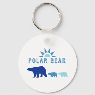 Polar Bear with Sun Keychain