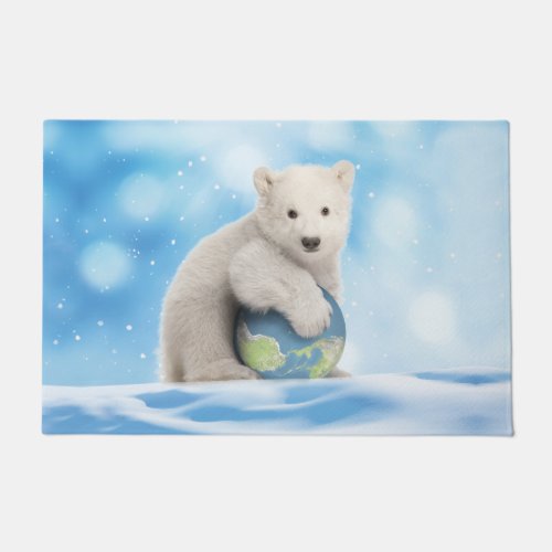 Polar Bear World Doormat