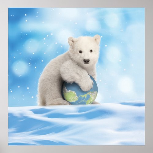 Polar Bear World Poster