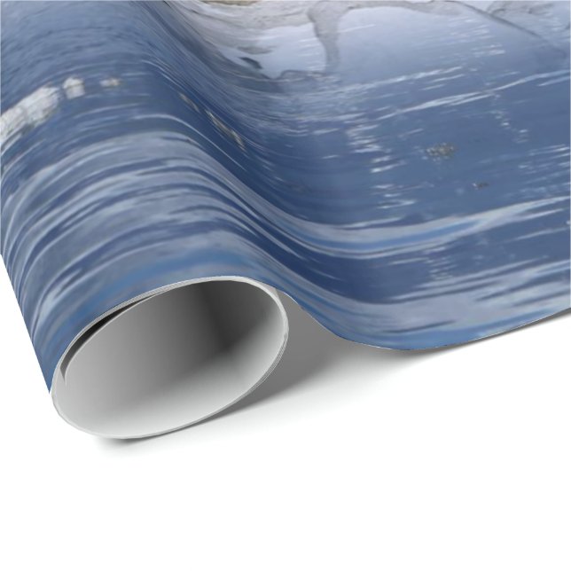 Polar Bear Wrapping Paper (Roll Corner)