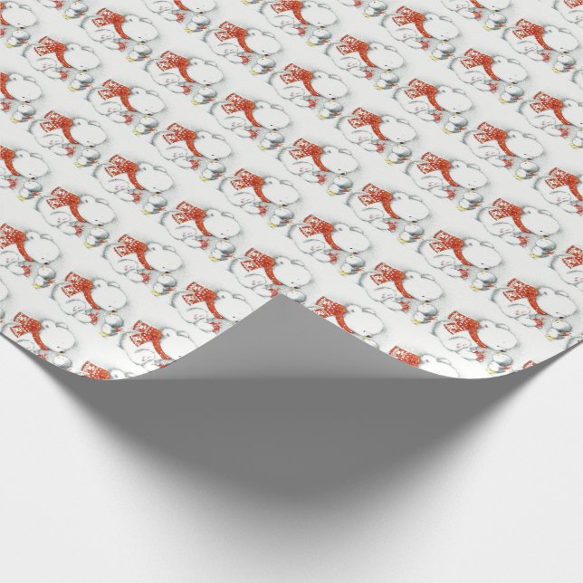 Polar Bear Wrapping Paper (Corner)
