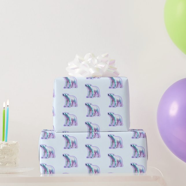 Polar Bear Wrapping Paper (Party Gifts)