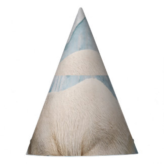 Polar Bear: Zoo Habitat Glimpse Party Hat