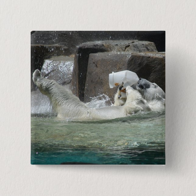 Polar Bears Button (Front)