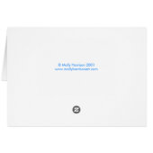 Polar Bears Card Mama and Cub Sleeping (Back Horizontal)