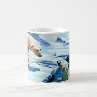 polar bears coffee mug