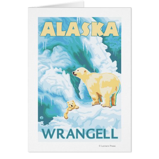 Polar Bears & Cub - Wrangell, Alaska Cards (Front)