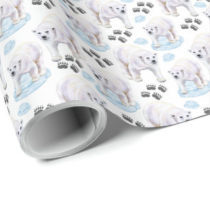 Polar Bears Gift Wrapping Paper
