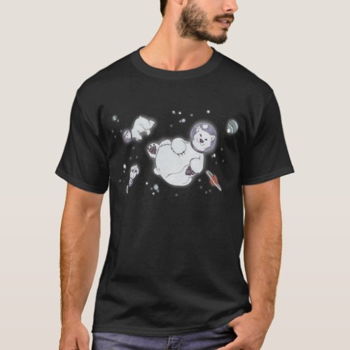 Polar Bears In Space T_Shirt