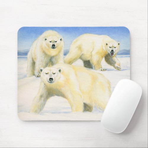 Polar Bears Mouse Pad