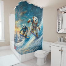 Polar Bears on Snowboards Design By Rich AMeN Gill