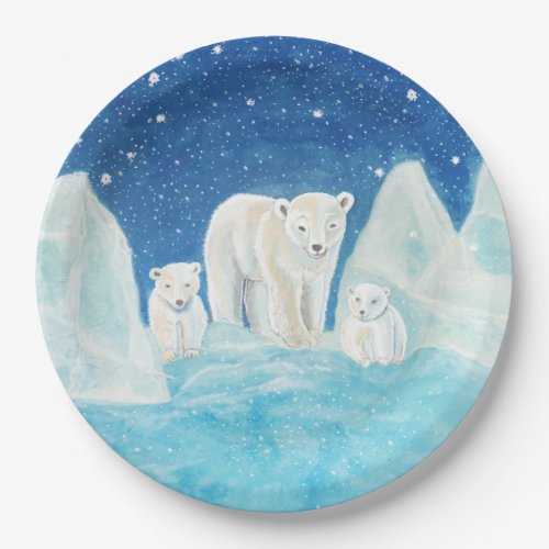 Polar Bears   Paper Plates