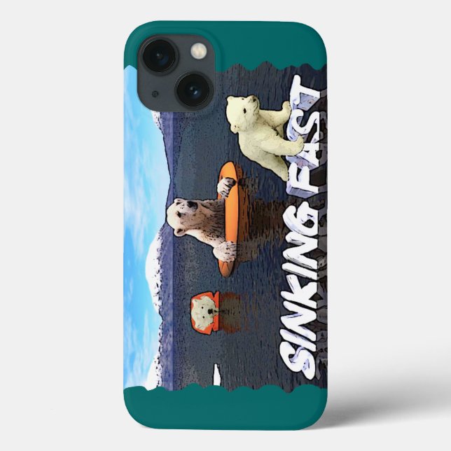 Polar Bears - Sinking Fast Case-Mate iPhone Case (Back)