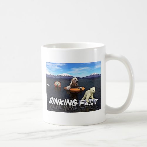 Polar Bears _ Sinking Fast Coffee Mug