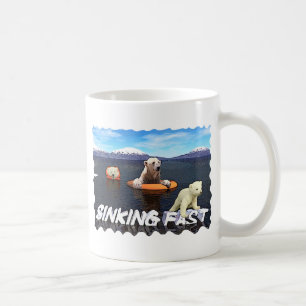 Polar Bears - Sinking Fast Coffee Mug