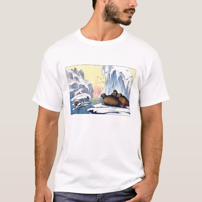 Polar Bears, Walrus, And Seals T-Shirt (Front)
