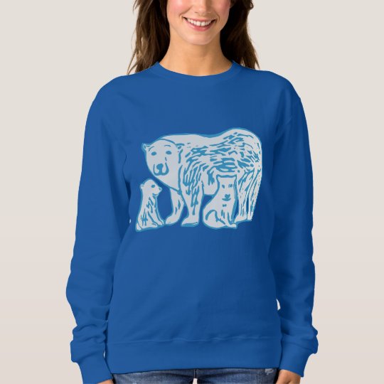 Polar Bears Women's Sweatshirt | Zazzle.com
