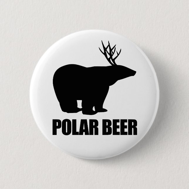 Polar Beer Button (Front)