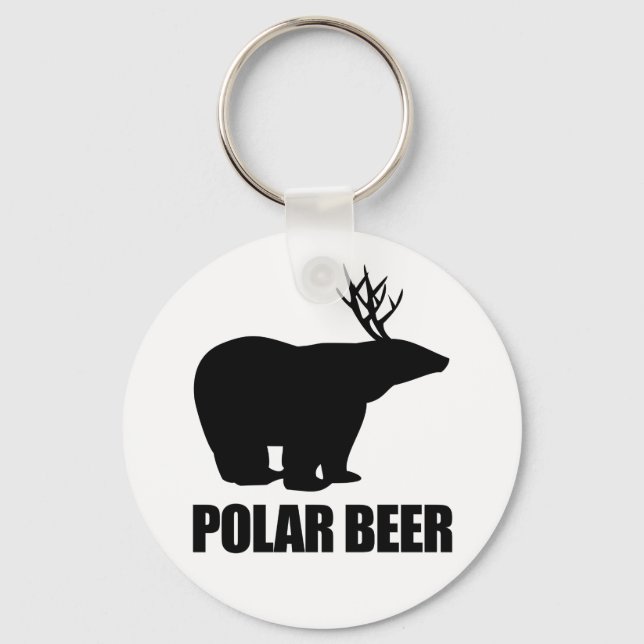 Polar Beer Keychain (Front)