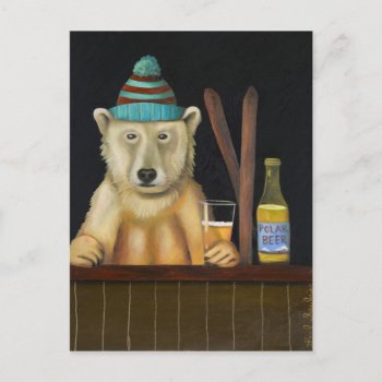 Polar Beer Postcard by paintingmaniac at Zazzle