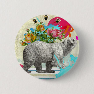 "Polar Dance 2" badge Pinback Button