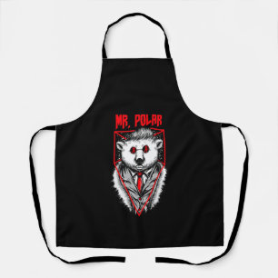 Polar Design A Funny Polar Bear Animal Lover Apron